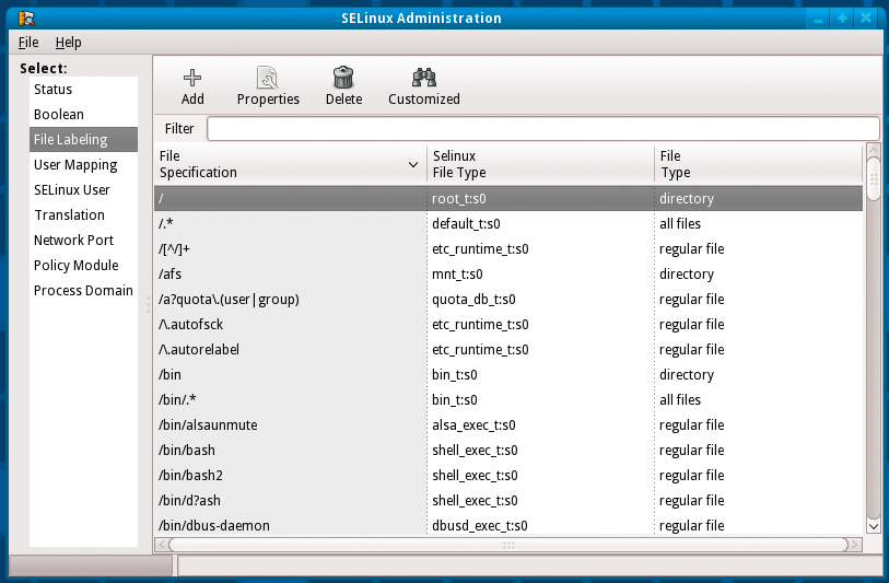 A graphical user interface for file labeling. A graphical user interface for file labeling.