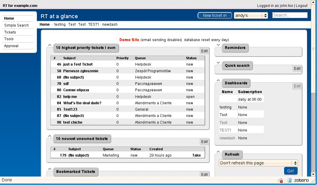 RT at a glance. RT at a glance.