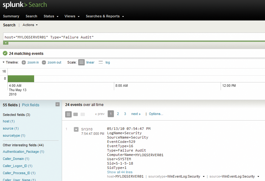 Failed logon attempt on a Windows host. Failed logon attempt on a Windows host.