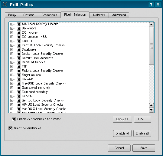 You can use the Policy Editor to specify which plugins Nessus should use for a scan. You can use the Policy Editor to specify which plugins Nessus should use for a scan.