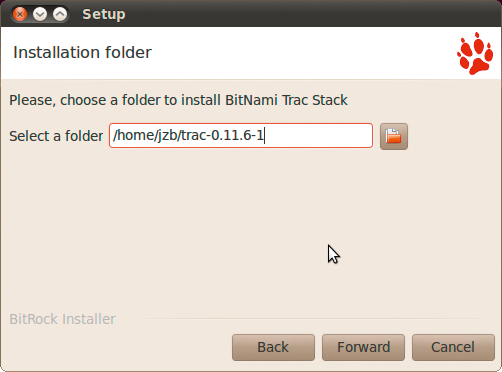 BitNami Installer setup. BitNami Installer setup.