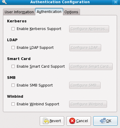 On Fedora, system-config-authentication provides a basic PAM configuration tool. On Fedora, system-config-authentication provides a basic PAM configuration tool.