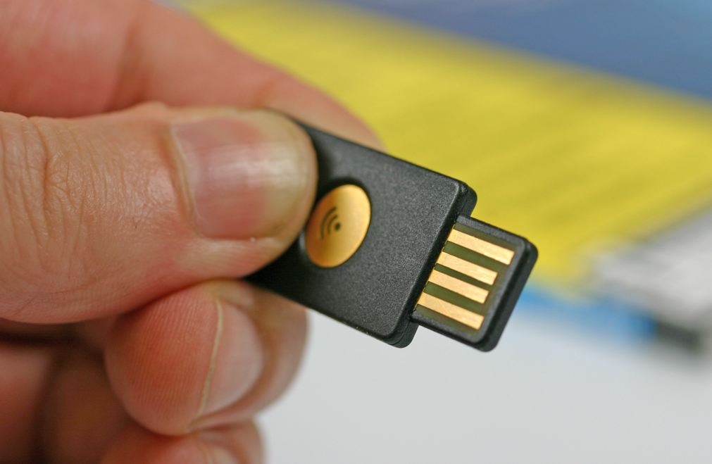 USB keyboard emulation means that the Yubikey for one-time passwords doesn't need special drivers. The token works with the press of a button. USB keyboard emulation means that the Yubikey for one-time passwords doesn't need special drivers. The token works with the press of a button.