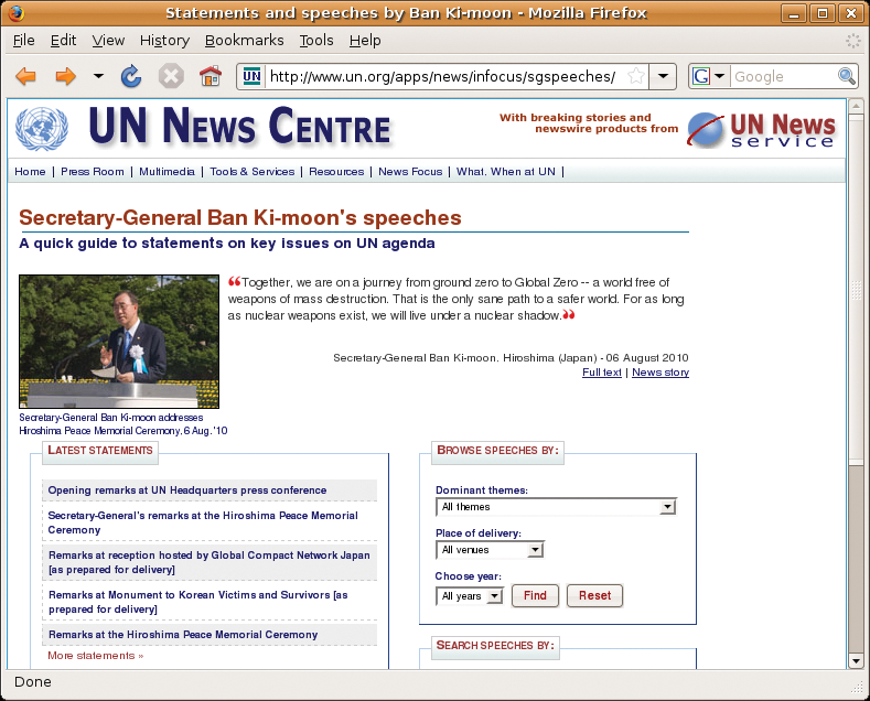 The website of UN Secretary-General Ban Ki-moon was affected by an input parameter variable validation vulnerability. A ModSecurity virtual patching rule protected the website temporarily until the UN system administrator fixed the problem. The website of UN Secretary-General Ban Ki-moon was affected by an input parameter variable validation vulnerability. A ModSecurity virtual patching rule protected the website temporarily until the UN system administrator fixed the problem.