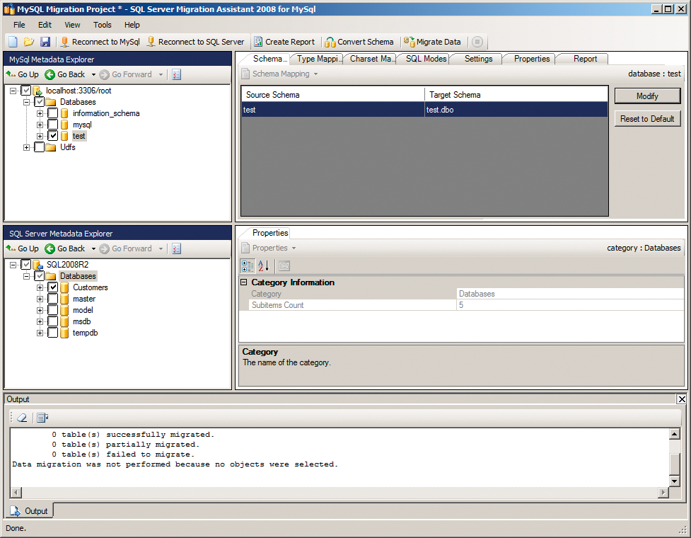 SQL Server includes a migration wizard for MySQL databases. SQL Server includes a migration wizard for MySQL databases.