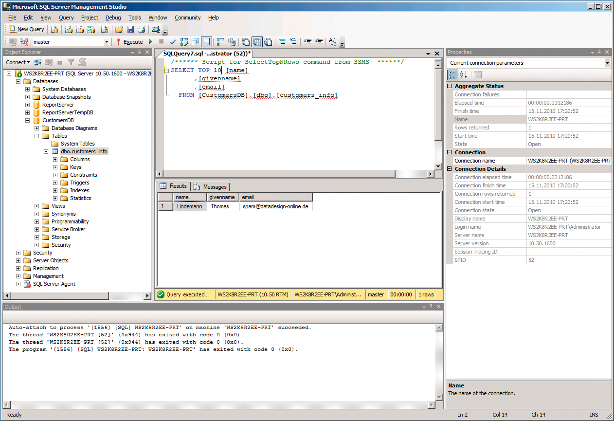 Administrators use SQL Server Management Studio to manage databases and formulate queries. Administrators use SQL Server Management Studio to manage databases and formulate queries.