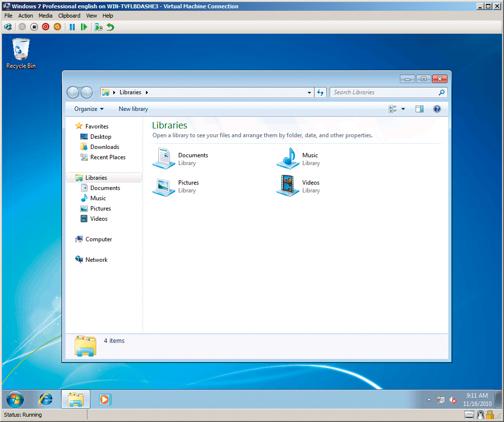 Windows 7 can run as a guest system. Windows 7 can run as a guest system.
