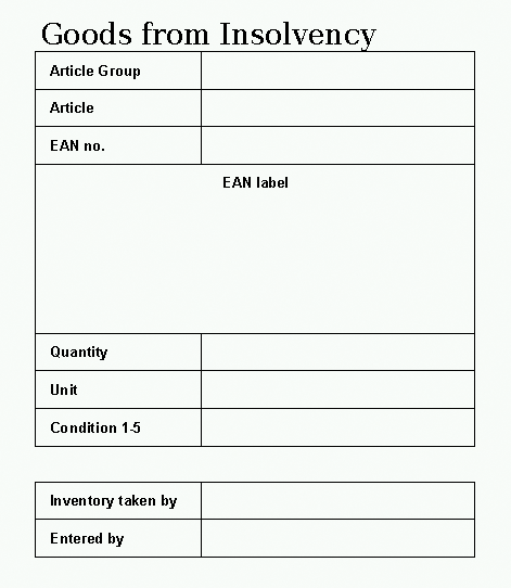 Data entry form with fixed fields. Data entry form with fixed fields.