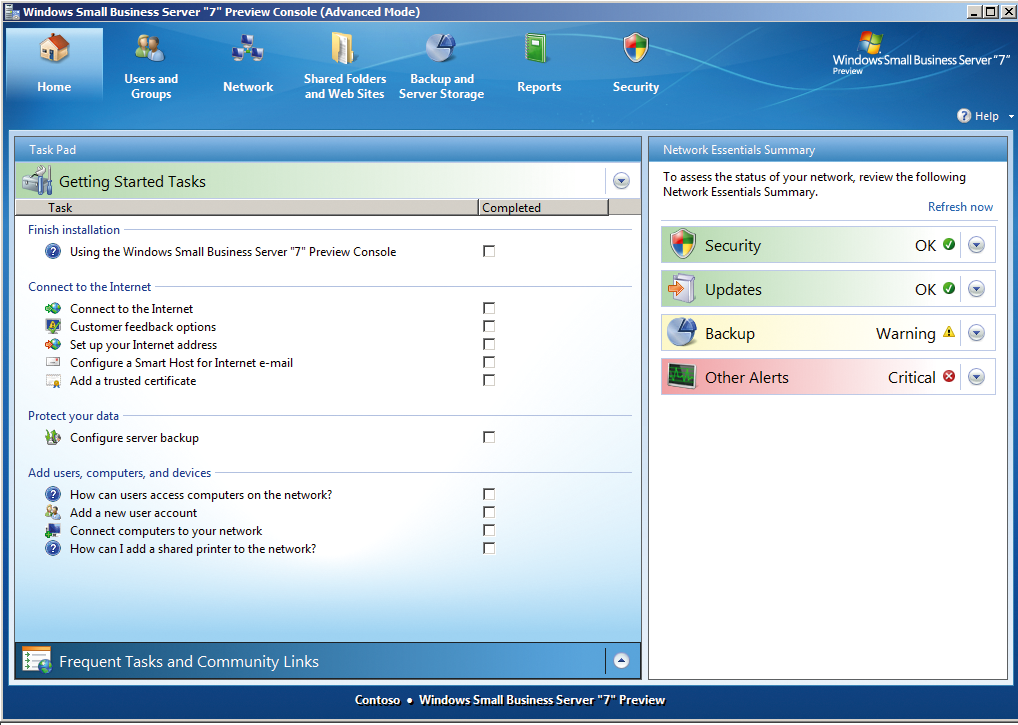 Standardized management interface in SBS 2011 Standard. Standardized management interface in SBS 2011 Standard.
