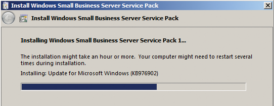 Installing Service Pack 1 for Windows Server 2008 R2 on SBS 2011. Installing Service Pack 1 for Windows Server 2008 R2 on SBS 2011.