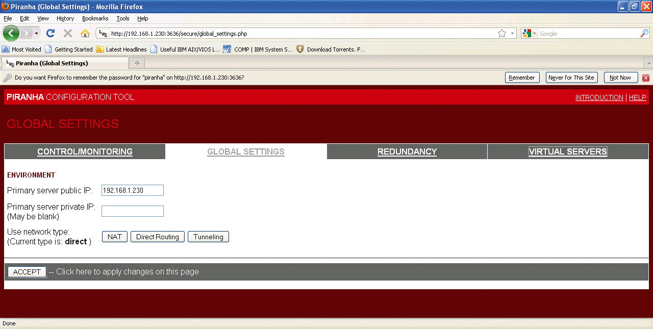 Choosing the network type. Choosing the network type.