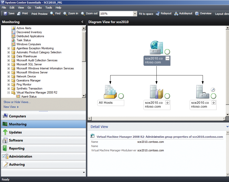 Server monitoring based on Management Packs that integrate with the console. Server monitoring based on Management Packs that integrate with the console.