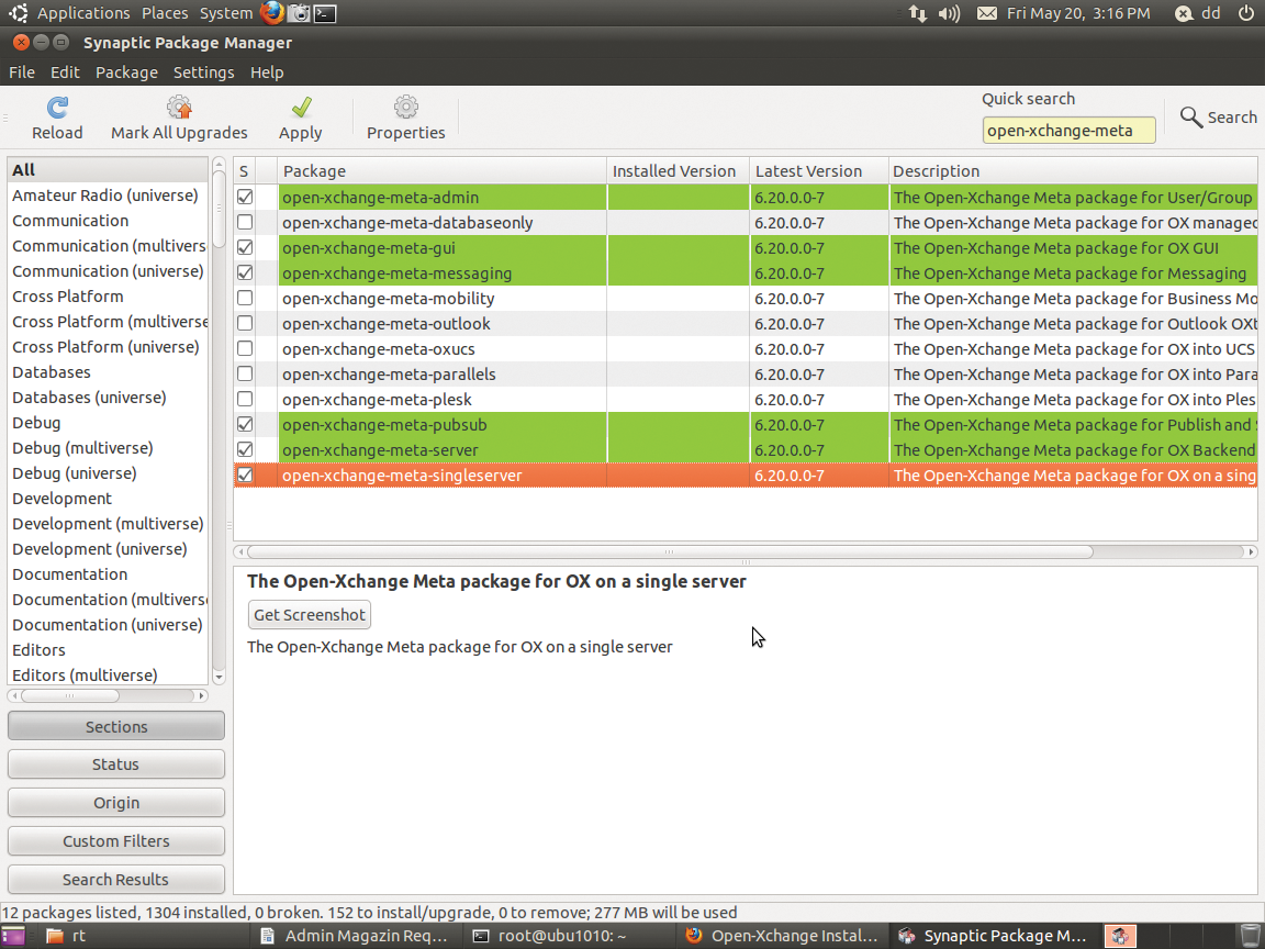 Meta-packages facilitate the selection of packages to install. Meta-packages facilitate the selection of packages to install.