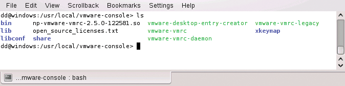Directory structure of the VMware plugin. Directory structure of the VMware plugin.