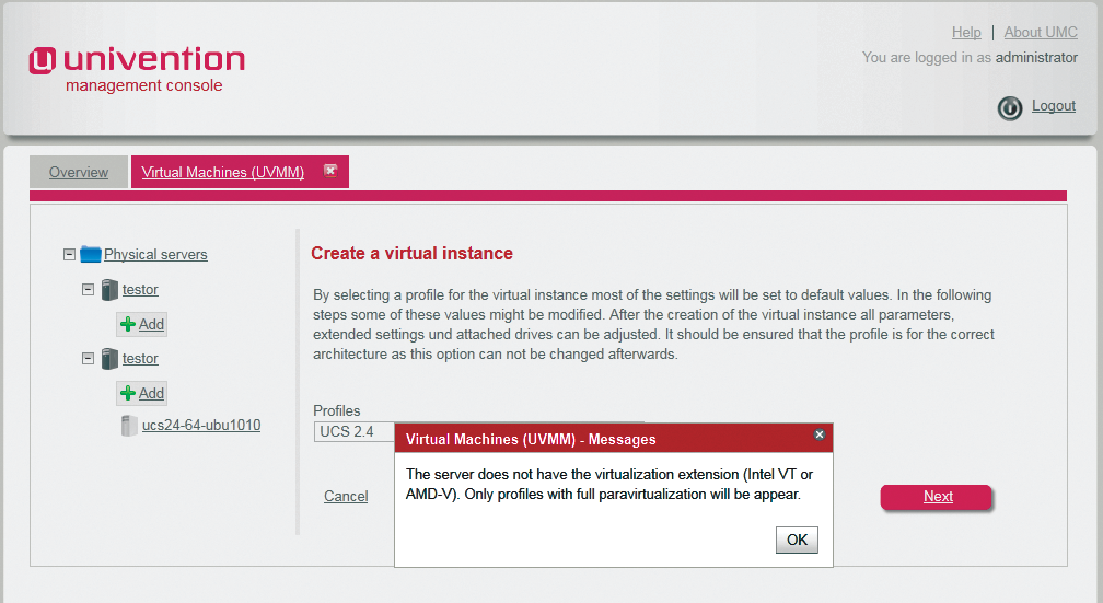 If KVM is not available, the system will create a paravirtualized Xen environment. If KVM is not available, the system will create a paravirtualized Xen environment.