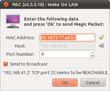 Wake On LAN lets you quickly wake up any sleeping machines using PAC – this assumes that they support the corresponding function. Wake On LAN lets you quickly wake up any sleeping machines using PAC – this assumes that they support the corresponding function.