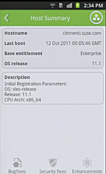 SUSE is working on an Android app for remote management through SUSE Manager. SUSE is working on an Android app for remote management through SUSE Manager.