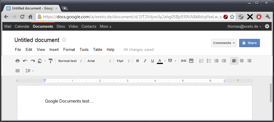 Operating system-independent collaboration on documents in Google Docs. Operating system-independent collaboration on documents in Google Docs.