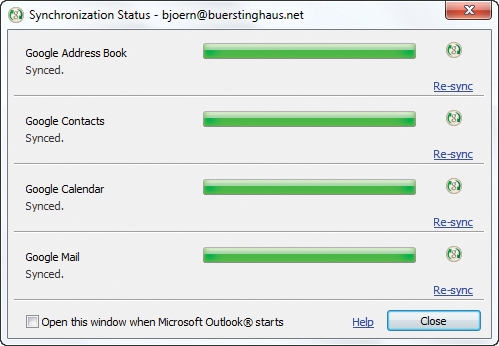 Google Apps also lets users work with Outlook. Google Apps also lets users work with Outlook.