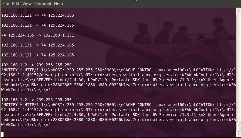Controlling Scapy output. Controlling Scapy output.