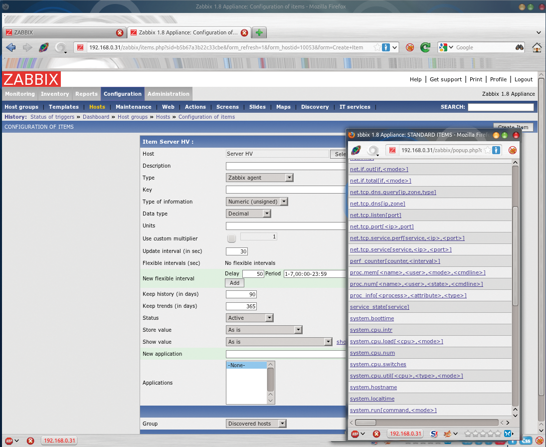 The use of the Zabbix agent Type on the host to be monitored is imperative for detailed and professional network monitoring. The use of the Zabbix agent Type on the host to be monitored is imperative for detailed and professional network monitoring.