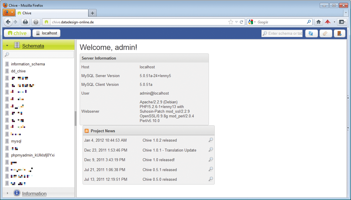 The web interface looks modern and reacts quickly thanks to Ajax. The web interface looks modern and reacts quickly thanks to Ajax.