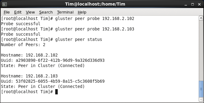 The Trusted Storage Pool comprises three computers; the local computer is not listed. The Trusted Storage Pool comprises three computers; the local computer is not listed.