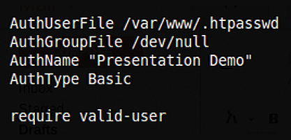 The .htaccess file is placed inside a directory you can password protect. The .htaccess file is placed inside a directory you can password protect.