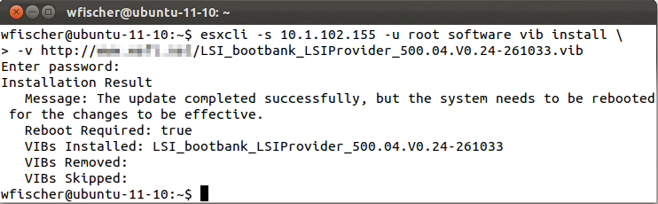 Retroactive installation of VIBs for the LSI CIM provider works; you need to reboot to activate. Retroactive installation of VIBs for the LSI CIM provider works; you need to reboot to activate.