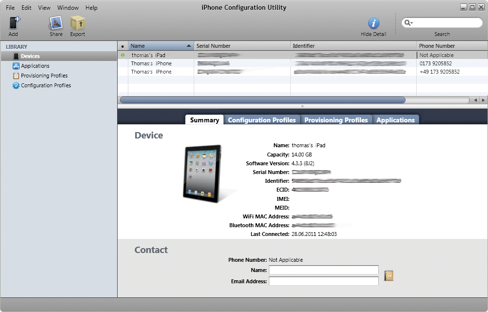Administrators can use the iPhone configuration program to configure iPhones. Administrators can use the iPhone configuration program to configure iPhones.