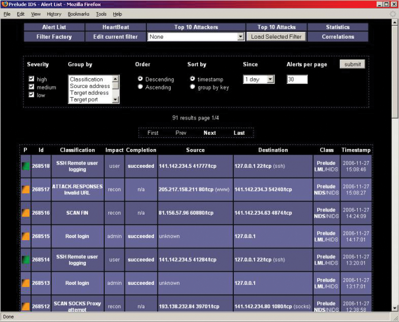 Prelude isn't a new product. Over time, a number of management interfaces have been developed for Prelude. The official predecessor to the Prewikka Python interface was the Perl interface, PIWI. Prelude isn't a new product. Over time, a number of management interfaces have been developed for Prelude. The official predecessor to the Prewikka Python interface was the Perl interface, PIWI.