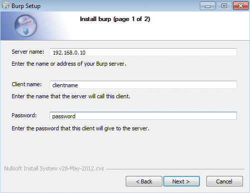 The Windows client can be installed from of a graphical installer. The Windows client can be installed from of a graphical installer.