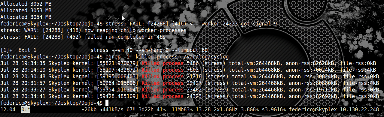 The consequences of swap hitting 100%. The consequences of swap hitting 100%.