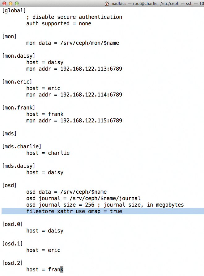 Special care is needed when operating RADOS with ext3 or ext4. Special care is needed when operating RADOS with ext3 or ext4.