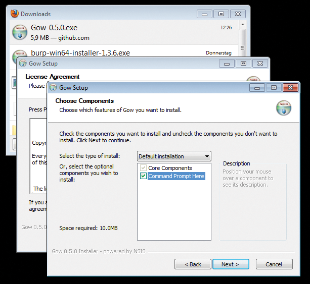 Unix under Windows in an instant: Gow is just as easy to install as any other Windows tool. Unix under Windows in an instant: Gow is just as easy to install as any other Windows tool.