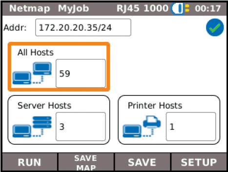 Netmap overview. Saved views can be compared with the latest findings. Netmap overview. Saved views can be compared with the latest findings.