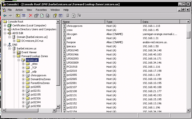 Editing a DNS on a Samba DC via MMC. Editing a DNS on a Samba DC via MMC.