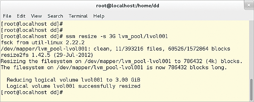The new System Storage Manager simplifies reducing the size of logical volumes tremendously. The new System Storage Manager simplifies reducing the size of logical volumes tremendously.