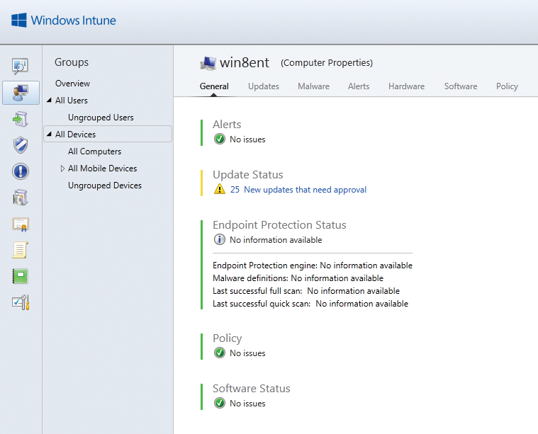 As of SP1, Windows Intune works with System Center Configuration Manager 2012. As of SP1, Windows Intune works with System Center Configuration Manager 2012.
