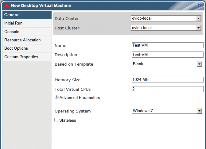 Setting up a new virtual machine. Setting up a new virtual machine.