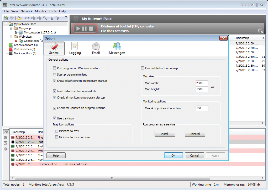 After installation, begin the initial setup of the tool. After installation, begin the initial setup of the tool.
