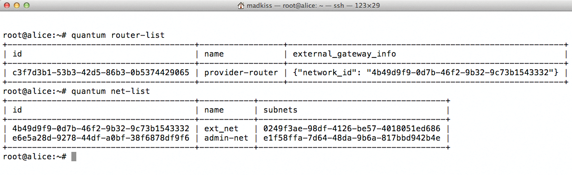 In addition to the dashboard, the individual client tools at the command line give you the option of controlling the individual components. In addition to the dashboard, the individual client tools at the command line give you the option of controlling the individual components.
