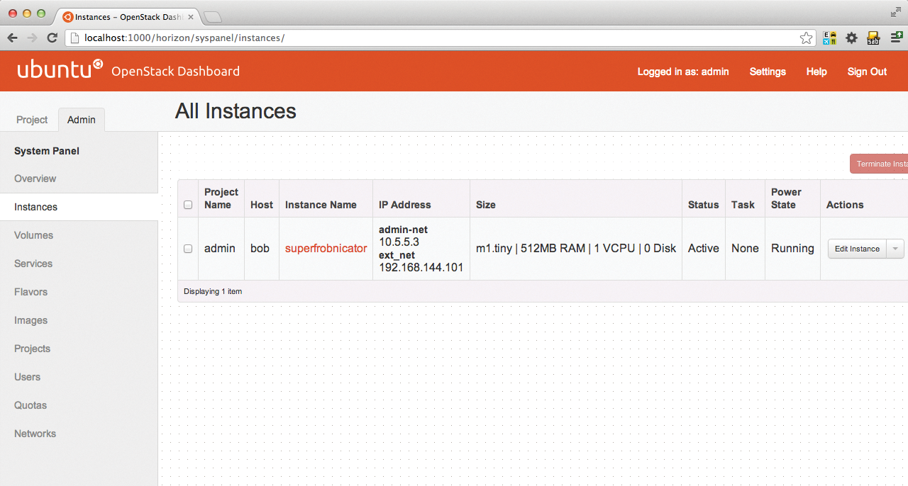 The dashboard lets users control the services they use in the cloud, such as virtual machines. The dashboard lets users control the services they use in the cloud, such as virtual machines.