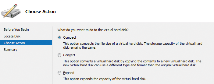 Optimizing virtual disks in Hyper-V. Optimizing virtual disks in Hyper-V.