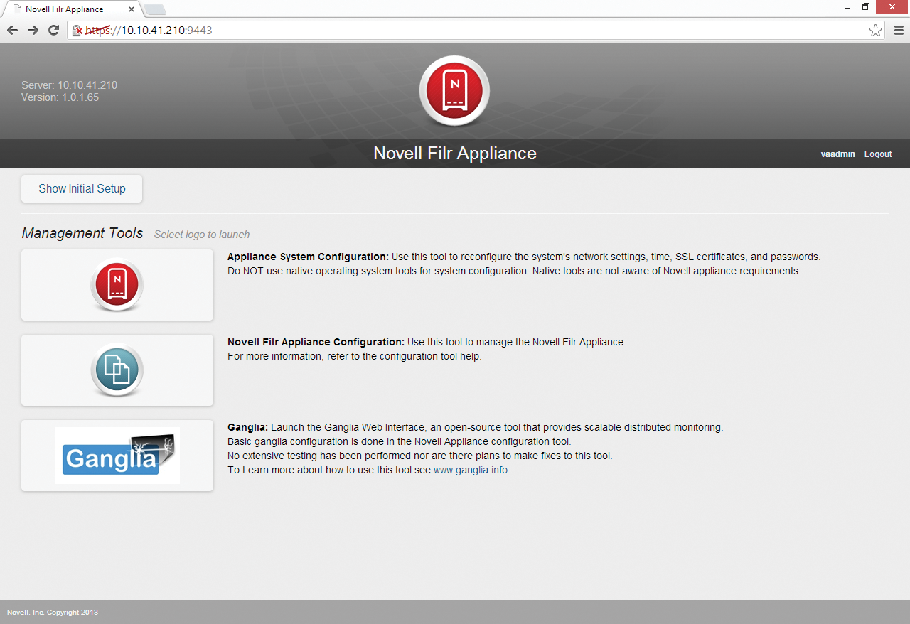 Filr is managed through the use of three convenient web interfaces. Filr is managed through the use of three convenient web interfaces.