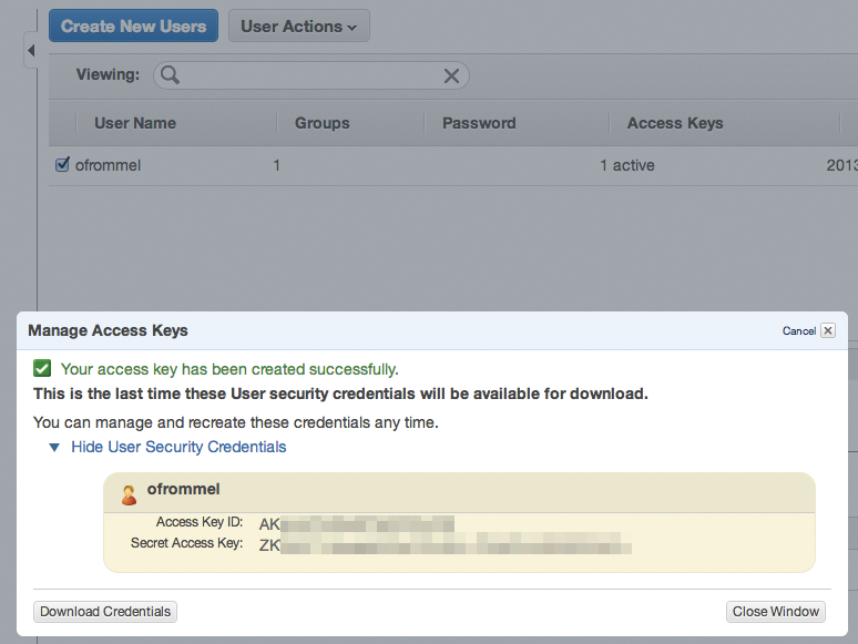 Amazon Identity and Access Management (IAM) is used to generate the access credentials needed to use the web service. Amazon Identity and Access Management (IAM) is used to generate the access credentials needed to use the web service.