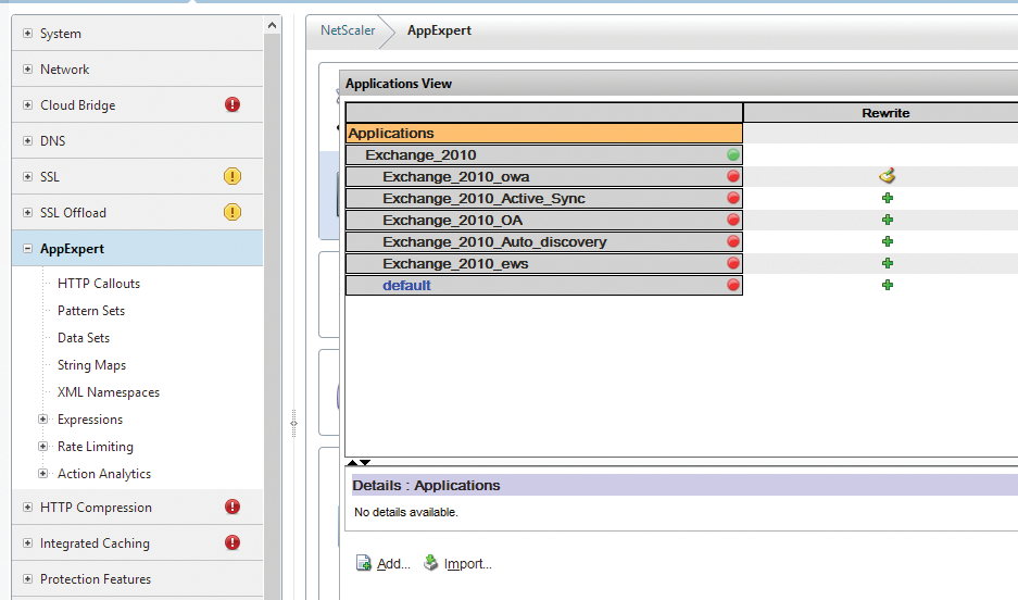 Citrix NetScaler uses wizards to help you provide Exchange, SharePoint, and Lync on the web. Citrix NetScaler uses wizards to help you provide Exchange, SharePoint, and Lync on the web.