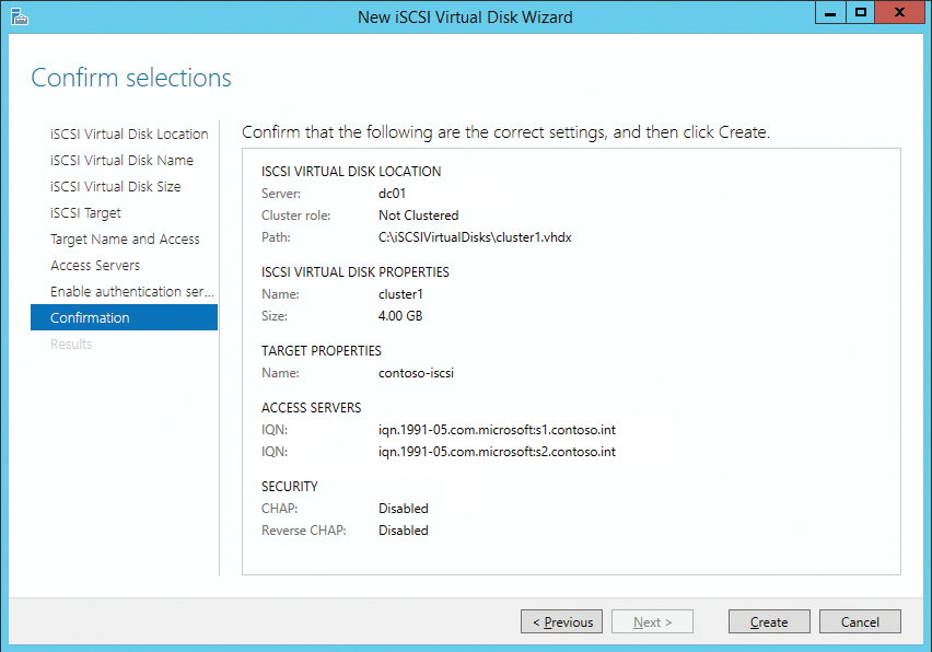 Windows Server 2012 R2 can provide virtual VHDX disks as iSCSI targets. Windows Server 2012 R2 can provide virtual VHDX disks as iSCSI targets.