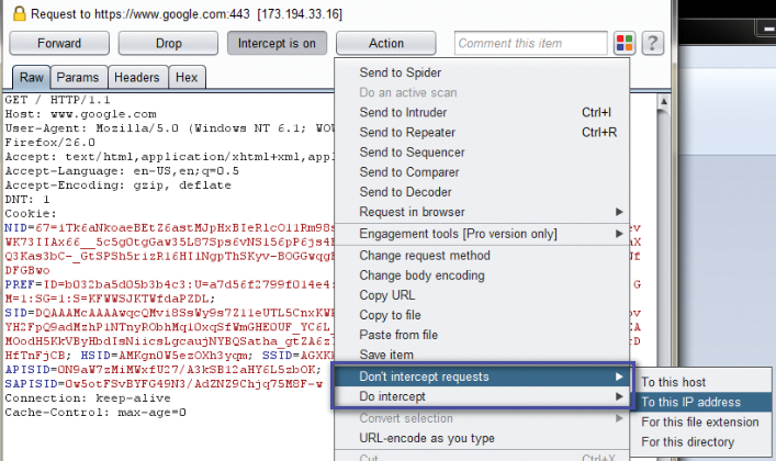 Including and excluding requests to given hosts and IP addresses. Including and excluding requests to given hosts and IP addresses.