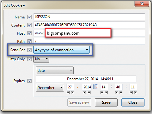 Session cookie Secure flag. Session cookie Secure flag.